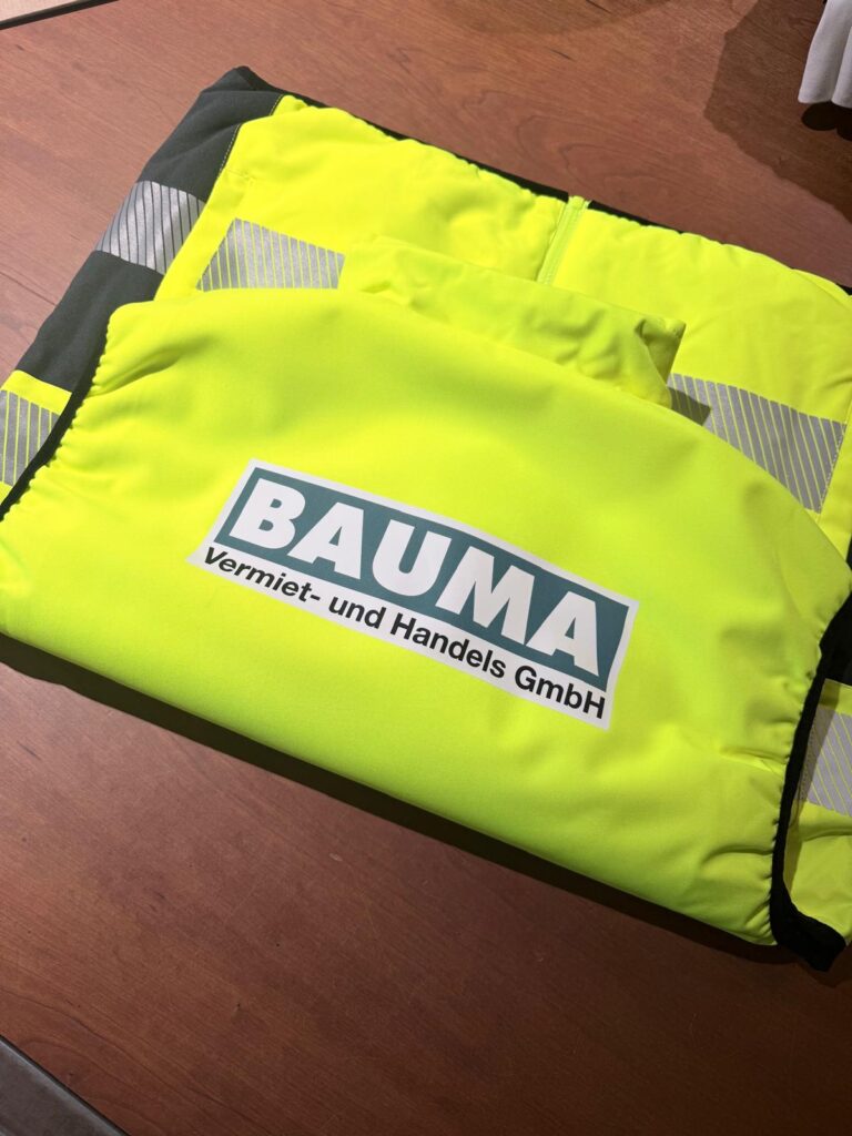 BAUMA Warnweste mit Transferdruck